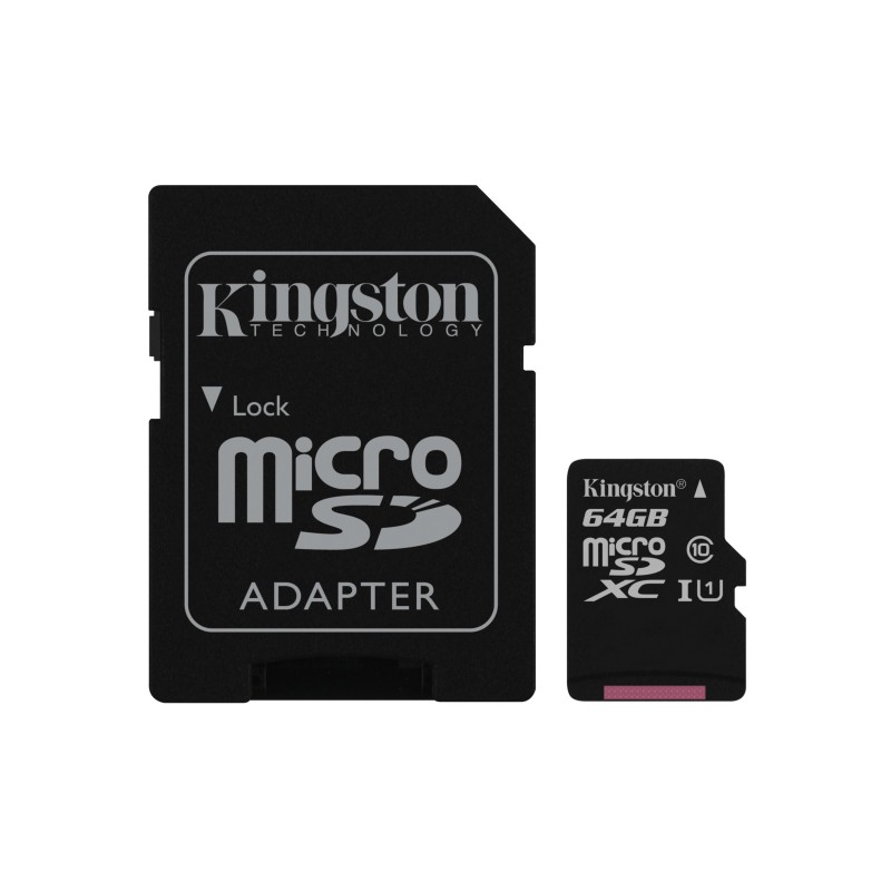 Kingston Technology Canvas Select mémoire flash 64 Go MicroSDXC Classe 10 UHS-I