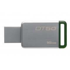 Kingston Technology DataTraveler 50 16GB lecteur USB flash 16 Go USB Type-A 3.0 (3.1 Gen 1) Vert, Argent