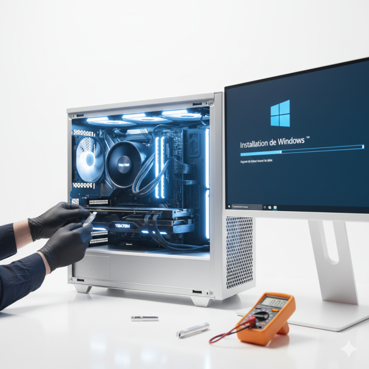 Installation SSD + Réinstallation Windows / macOS – Service Rapide